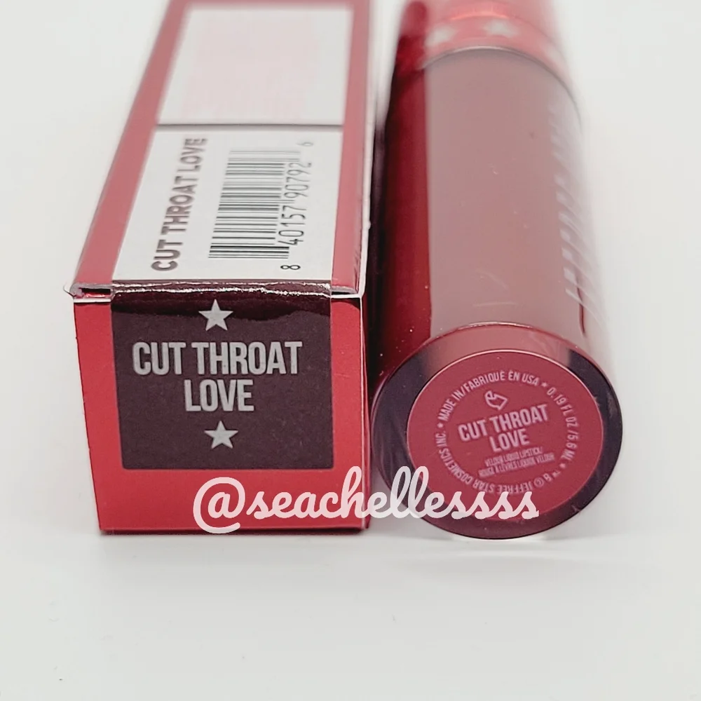 Cut Throat Love | Velour Liquid Lipstick | Jeffree Star | Brand New in Box